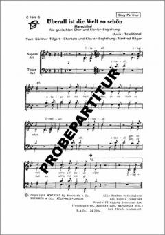 Überall ist die Welt so schön 