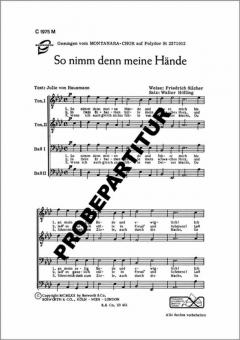So nimm denn meine Hände 