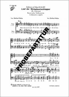 Lied der Wolgabootschlepper 