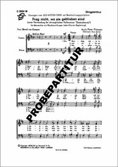 Frag nicht, wo sie geblieben sind 