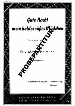 Gute Nacht, mein holdes, süßes Mädchen 