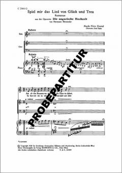 Spiel mir das Lied von Glück und Treu 