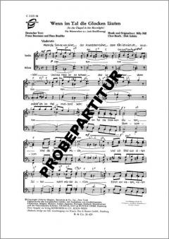 Wenn im Tal die Glocken läuten 