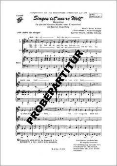 Singen ist unsre Welt 
