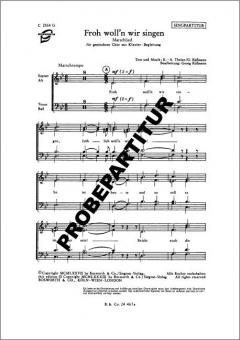 Froh wolln wir singen 