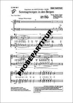 Sonntagmorgen in den Bergen 