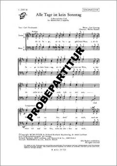 Alle Tage ist kein Sonntag 