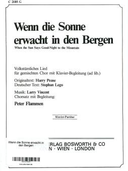 Wenn die Sonne erwacht in den Bergen 