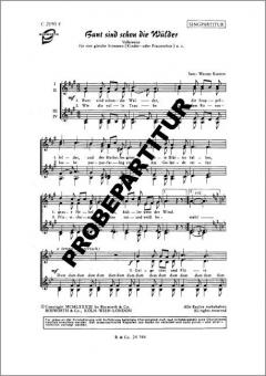 Bunt sind schon die Wälder 