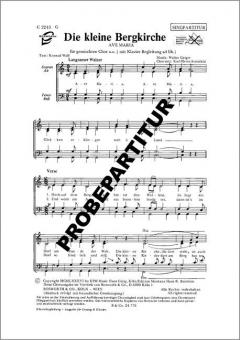 Die kleine Bergkirche 
