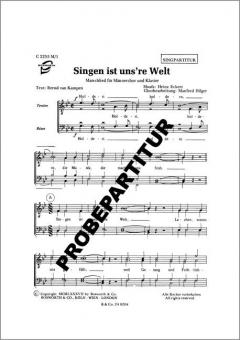 Singen ist unsre Welt 