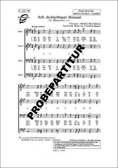 Ach, du klarblauer Himmel 