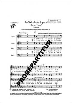 Lasst doch der Jugend ihren Lauf 