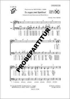 Es zogen zwei Spielleut 