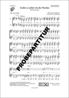 Lieder so schön wie der Norden 