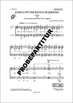 Joshua fit the Battle of Jericho 