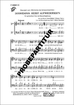 Doswidanja heisst auf Wiedersehn 