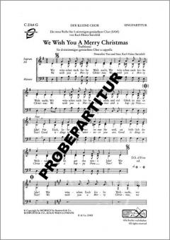 We wish you a merry Christmas 