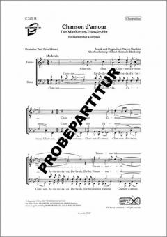 Chanson damour 