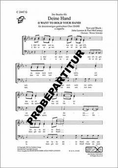 Deine Hand (I Want to Hold....) 