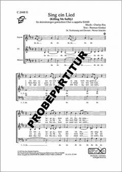 Sing ein Lied (Killing me Softly) 