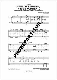 Nimm die Stunden wie sie kommen 3-St 