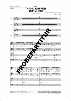 Thank You For The Music (ABBA) 