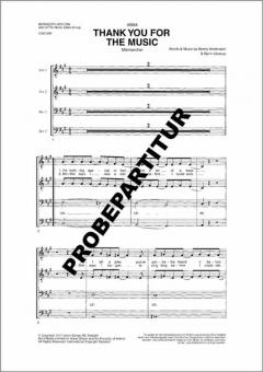 Thank You For The Music (Abba) 