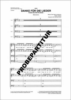 Danke für die Lieder 