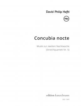 Concubia nocte 