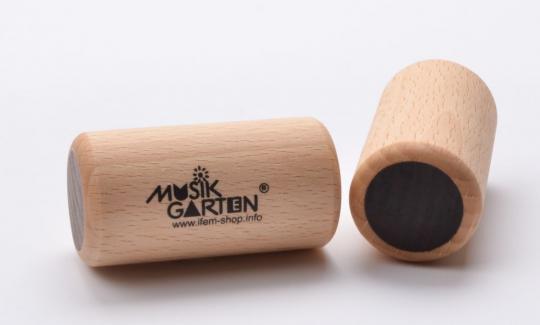 Musikgarten: Holzrassel (Buche) 