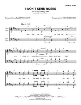 I Won't Send Roses Standard