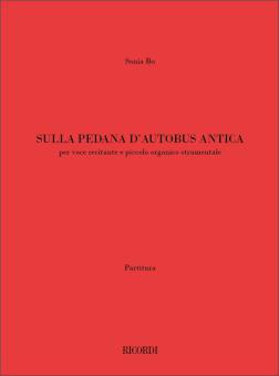Sulla pedana d'autobus antica 