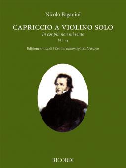 Capriccio a violino solo 'In cor più non mi sento' 