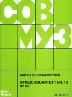 Streichquartett Nr. 13 op. 138 