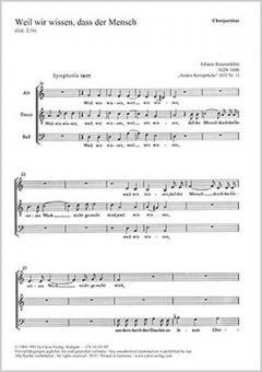 Weil wir wissen, dass der Mensch 