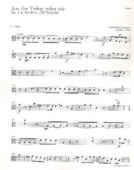 Aus der Tiefen rufen wir 