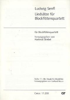 Zwölf vierstimmige Liedsätze 