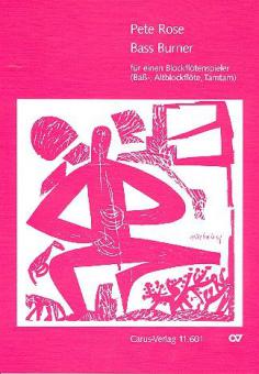 Bass Burner für einen Blockflötenspieler 