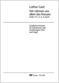 Wir rühmen uns allein d. Kreuzes 