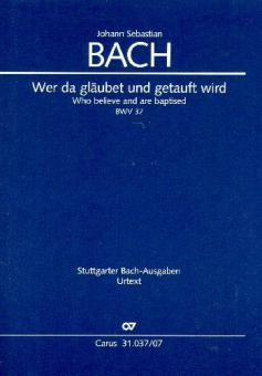 Wer da gläubet und getauft wird 