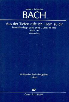 Aus der Tiefen rufe ich, Herr, zu dir 