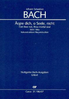 Ärgre dich, o Seele, nicht 