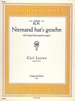 Niemand hat's gesehn op. 9 Download