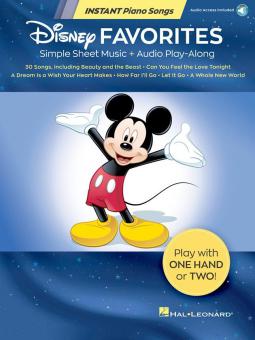 Instant Piano Songs: Disney Favorites 