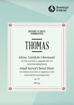 Kleine Geistliche Chormusik op. 25 