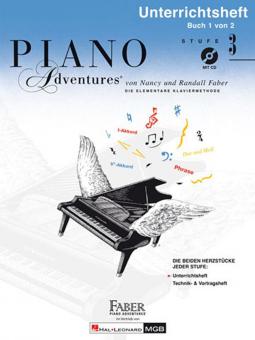 Piano Adventures: Unterrichtsheft 3 (mit CD) 