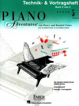 Piano Adventures: Technik- & Vortragsheft 5 