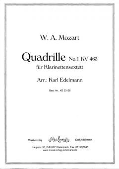 Quadrille No. 1 KV 463 
