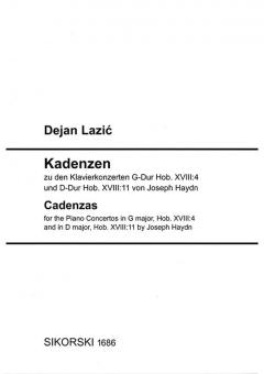 Kadenzen zu den Klavierkonzerten G-Dur und D-Dur 